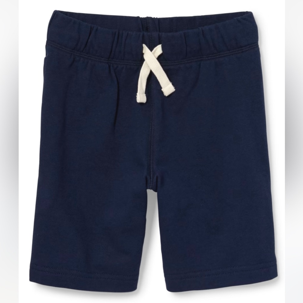 Boys French Terry Active Shorts - Navy